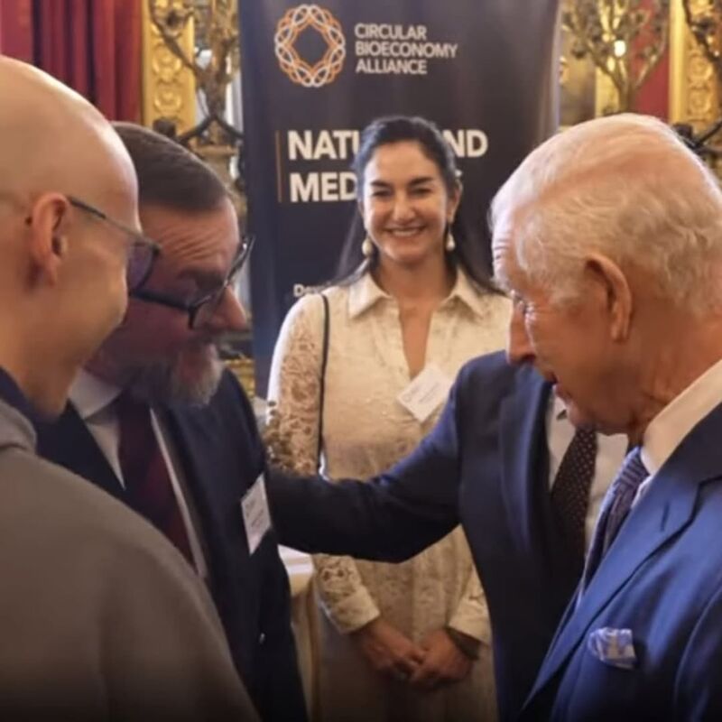 Mariana at St James Palace with King Charles